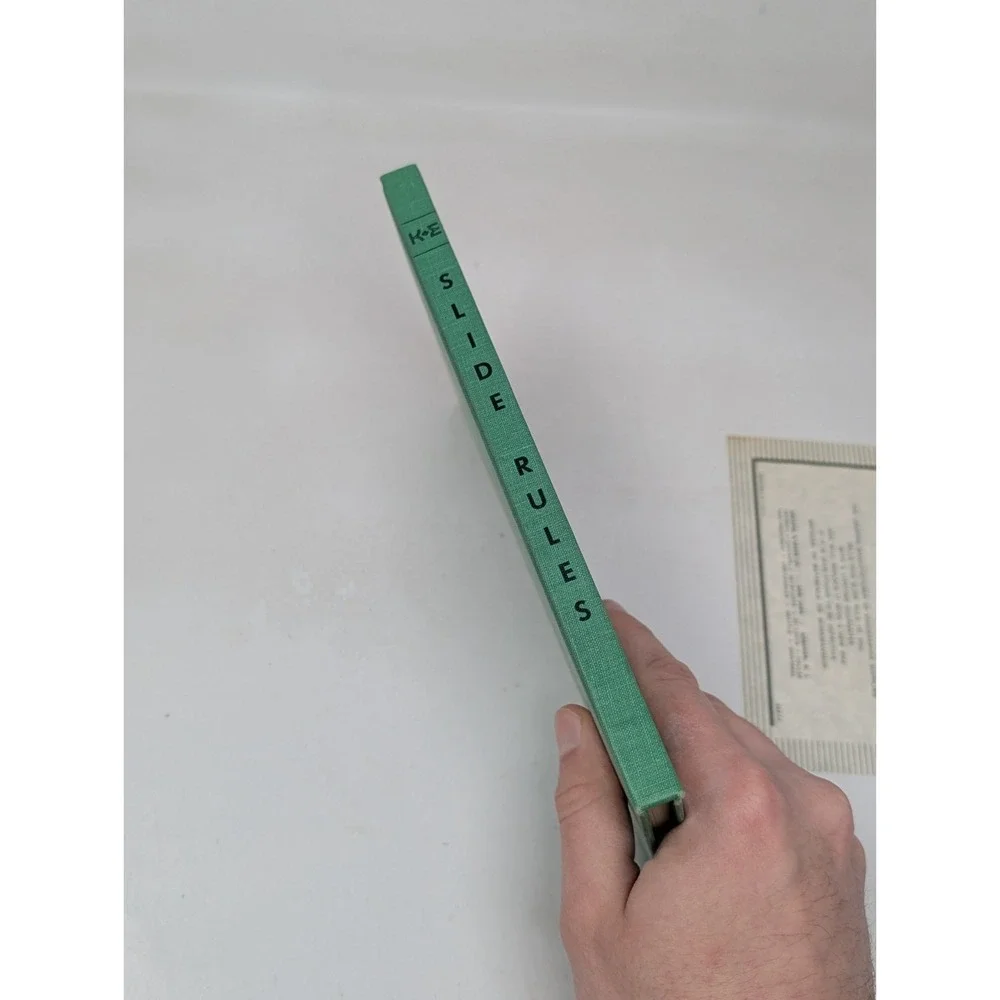 Keuffel & Esser Slide Rule Jet Log Duplex Decitrig Instruction Manual 1950s Book